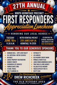 Old Hickory Chamber of Commerce's 27th Annual MNPD First Responders Appreciation Luncheon