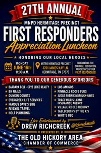 Old Hickory Chamber of Commerce's 27th Annual MNPD First Responders Appreciation Luncheon