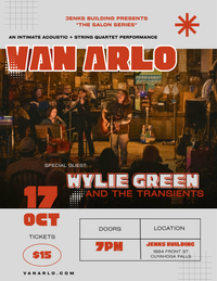 Van Arlo with Special guest Wylie Green and the Transients 