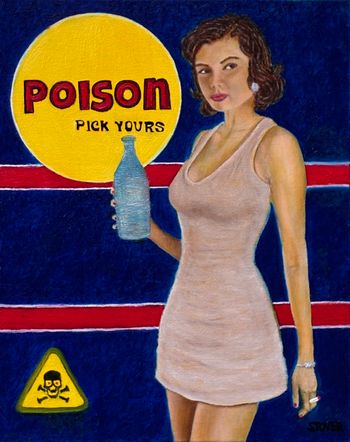 Poison - 16x20 oil on canvas - SOLD
