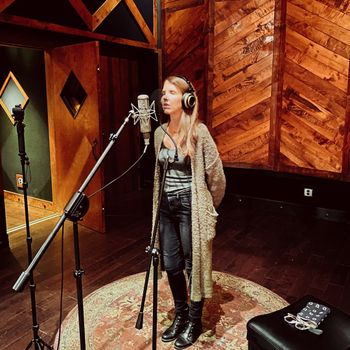Ruth Haney in the live room at Temple of the Trees
