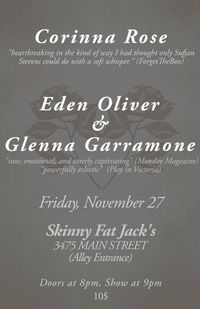 Corinna Rose, Eden Oliver, and Glenna Garramone