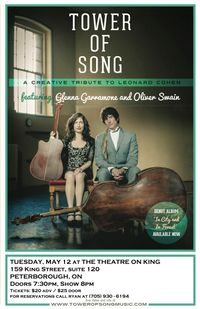 Glenna Garramone with Tower of Song at The Theatre on King, Peterborough, ON