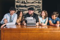 Shane Koyczan and the Short Story Long (Glenna Garramone on keys & vocals) at Vancouver Folk Music Festival