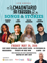 Elyse Saunders @ CMAOntario Awards’ ‘Songs & Stories’ Writers Round 