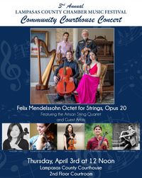 Lampasas Chamber Music Festival - Community Courthouse Concert 