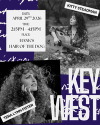 Kitty Steadman in Key West with Tera Lynn Fister