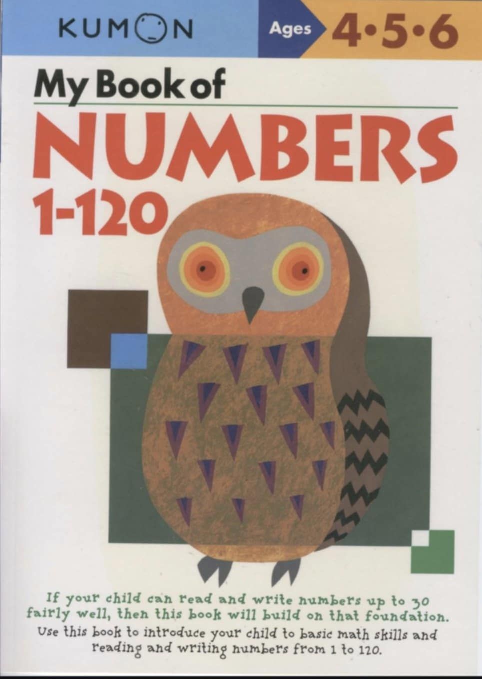 My Book of Numbers 1-120  Kumon Ages 4-5-6                                         