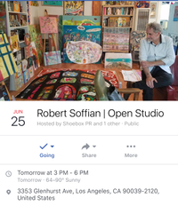 Cynthia Brando at Robert Soffian-Open Studio