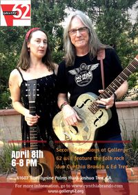 Cynthia Brando and Ed Tree at Gallery 62