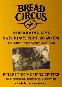 Opening for: Bread Circus!