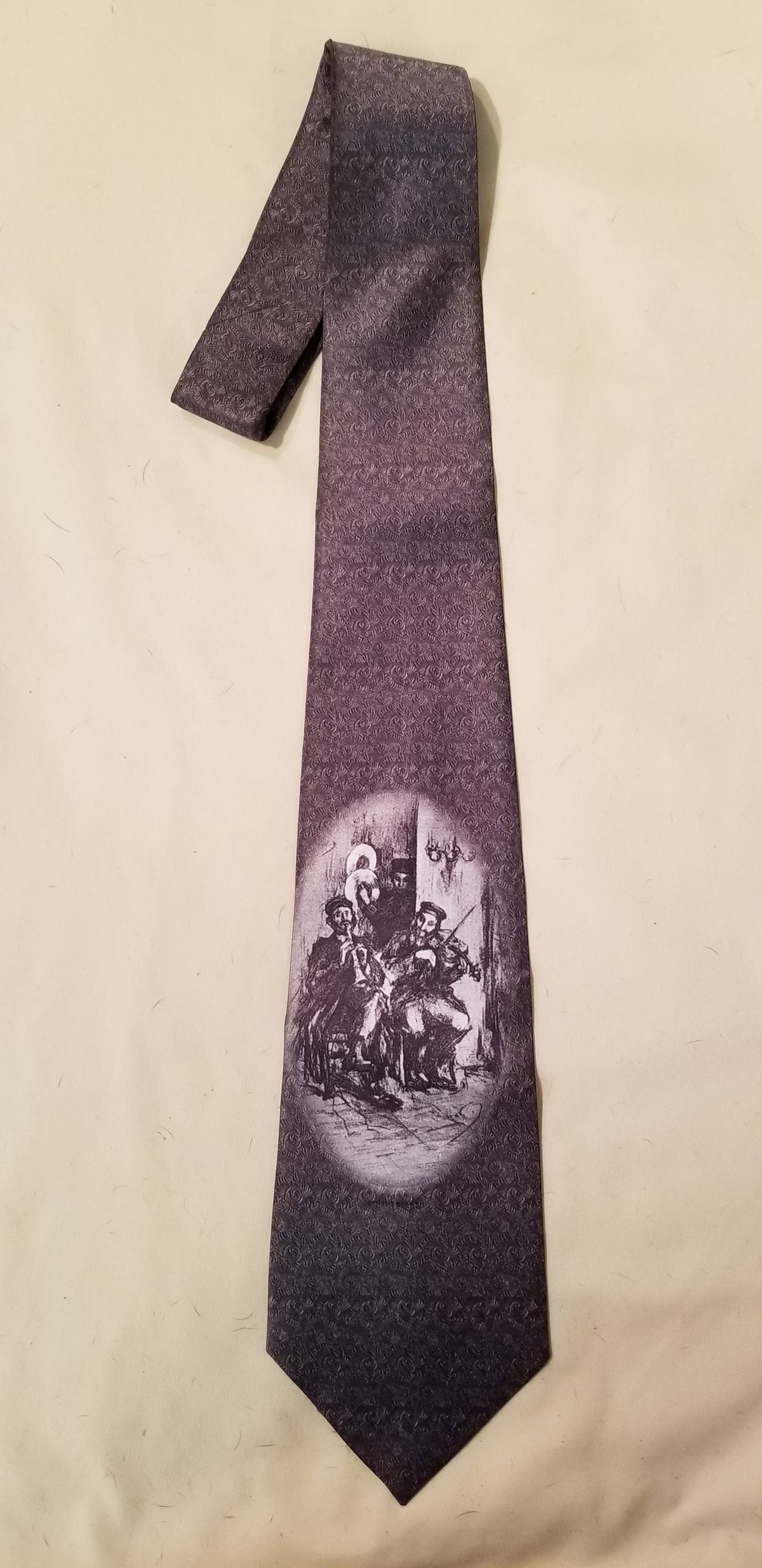 Grey Klezmer tie