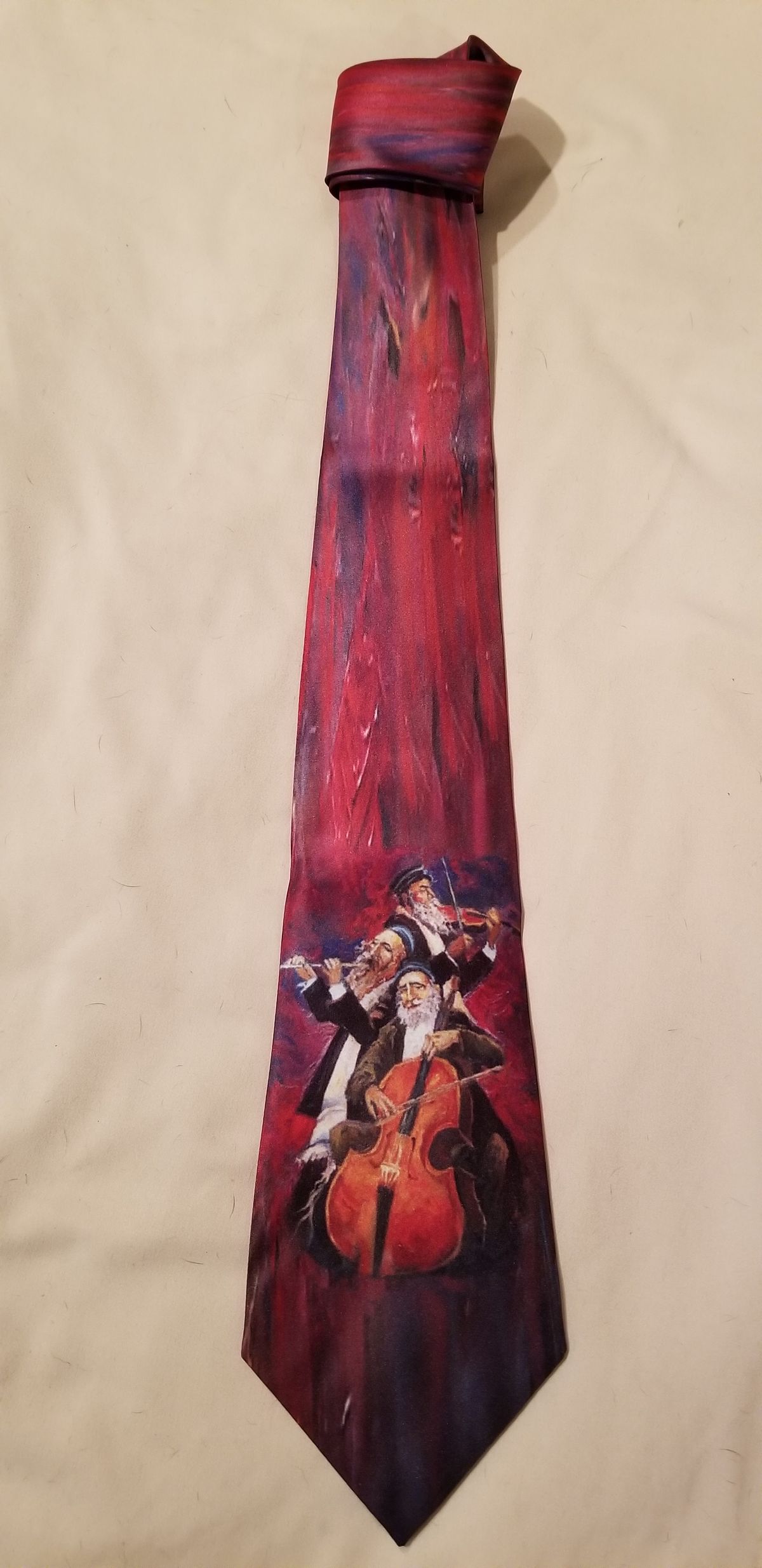 Red Klezmer tie