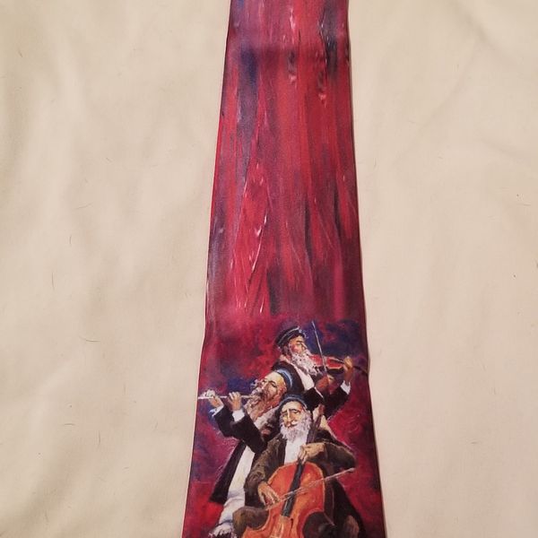 Red Klezmer tie