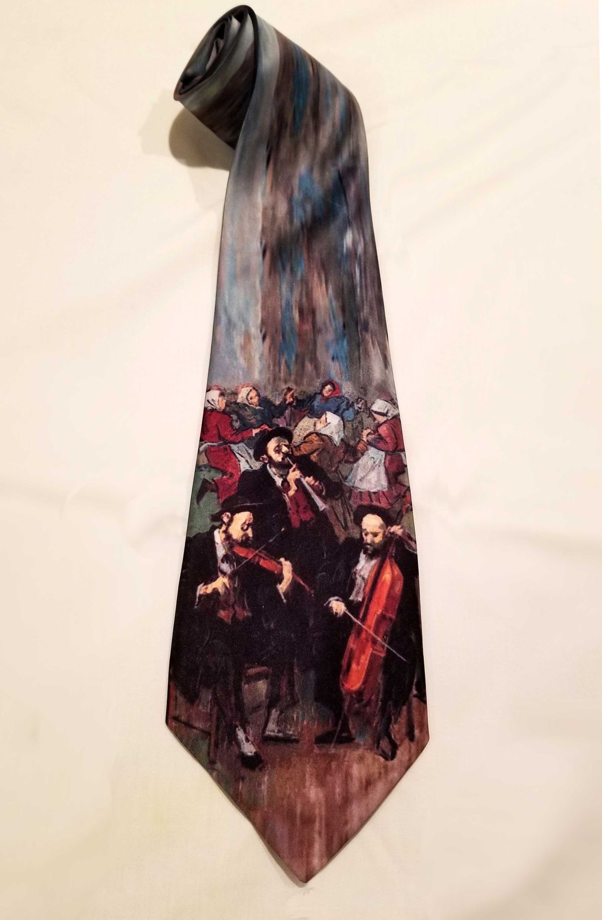 Blue Klezmer tie