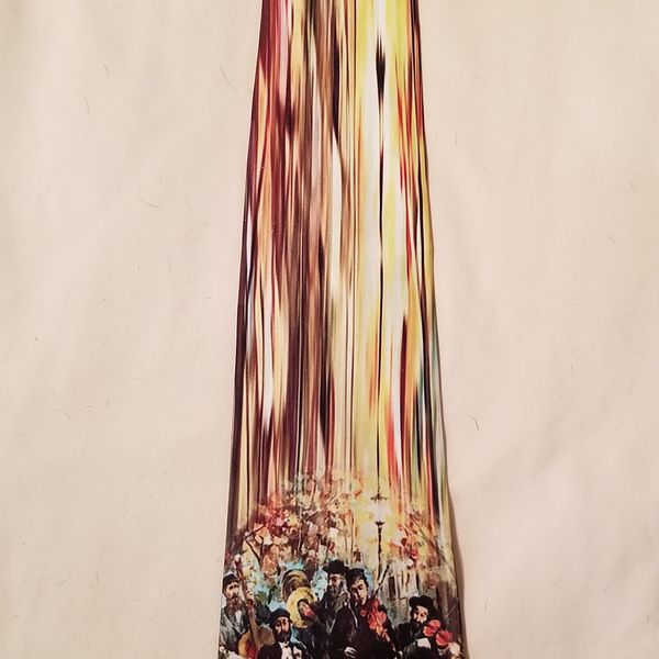 Yellow Klezmer tie