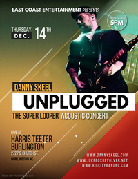 Danny Skeel Live Looping and Solo Acoustic at Harris Teeter Burlington