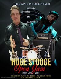 Danny Skeel and Mike Graci.....Huge Stooge Monday Night Open Mic