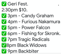 Power Falcon plays Geri Fest