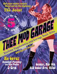 Thee Mod Garage Sunday Brunch on the patio