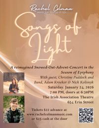 Songs of Light, with Rachel Colman and guest: Christine Paddock