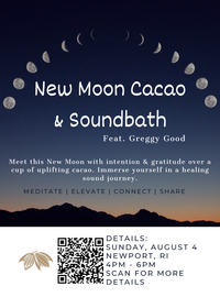 New Moon Cacao & Sound Journey