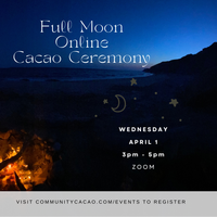 Full Moon Online Cacao Ceremony