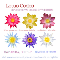 ✨ 🪷 Lotus Codes: Exploring Five Colors of the Lotus 🪷 ✨ 