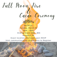 Full Moon Fire & Cacao Ceremony