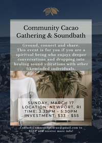 Community Cacao Gathering & Soundbath