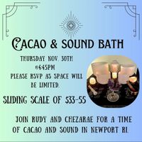 Cacao & Sound Bath