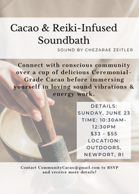 Cacao & Reiki-Infused Soundbath