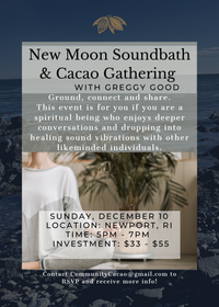 New Moon Sound Bath & Cacao Gathering