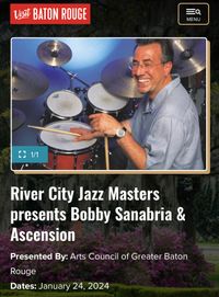 Bobby Sanabria Ascension in Baton Rouge’s downtown Louisiana 