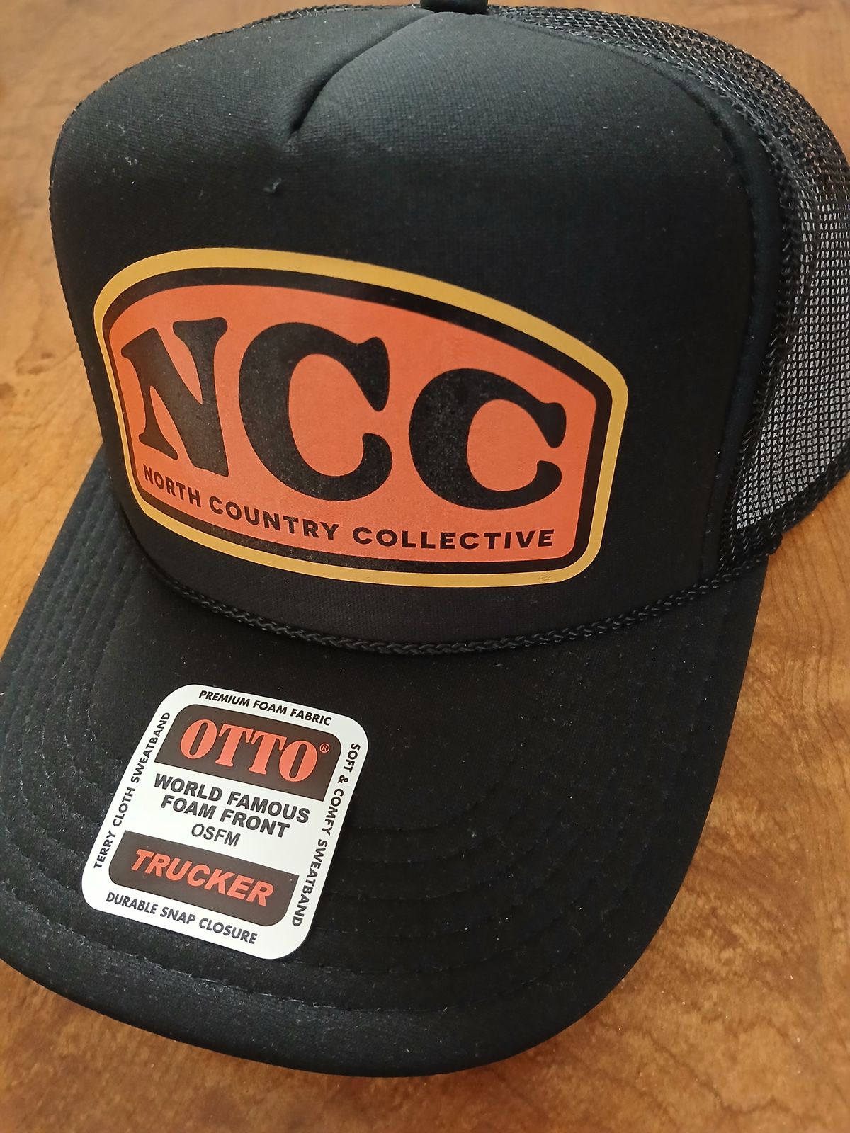 North Country Collective - Logo Trucker Hat (Black)