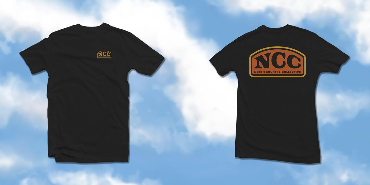 North Country Collective - NCC Logo T-Shirt - BLACK