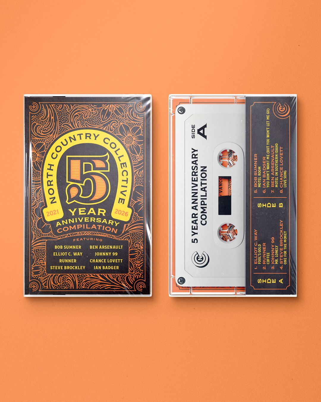 North Country Collective 5 Year Anniversary Cassette Compilation - USE THIS FOR LOCAL PICK-UP ONLY