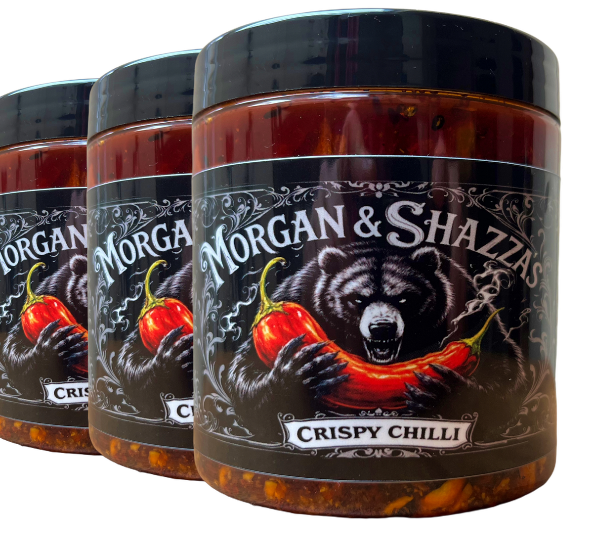 MORGAN & SHAZZA'S CHILLI CRISP-3 JARS