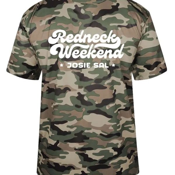 Dry Fit Camo Redneck Weekend T-Shirt