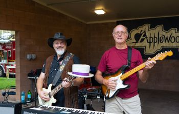 Jerry with original band member Jerry Linam
