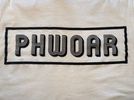 PHWOAR LOGO TEE - WHITE - UNISEX