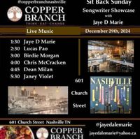 Sit Back Sunday Songwriter Showcase (hosted by Jaye D Marie)