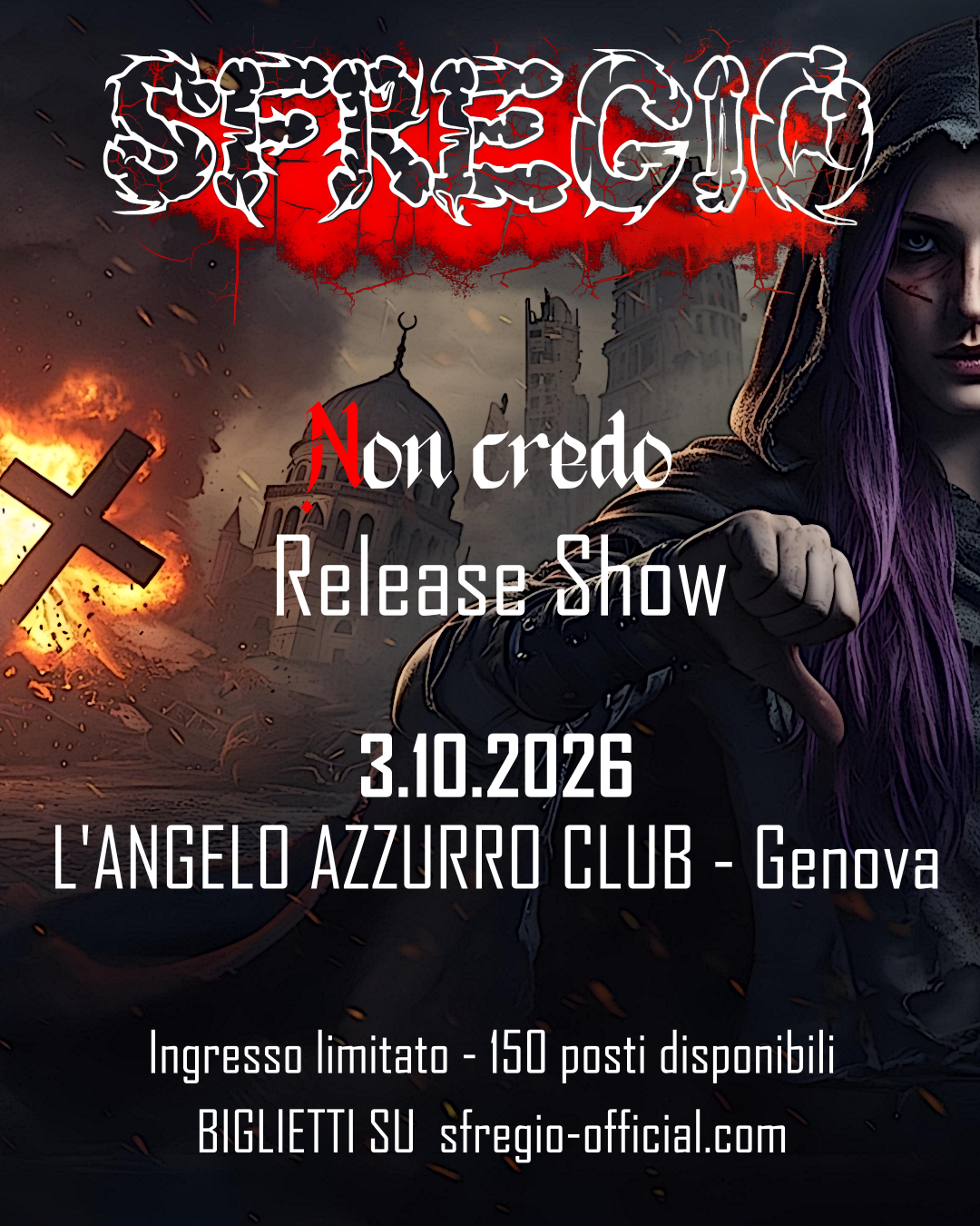 Ticket - Release show 3.10.26 (Genova)