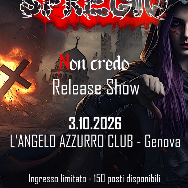 Ticket - Release show 3.10.26 (Genova)
