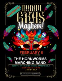 Hornworms present: Mardi Gras Mayhem!