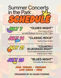DuQuoin Music in the Park - Opening for The Gordons