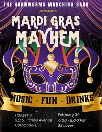 Hornworms present: Mardi Gras Mayhem!