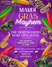 Hornworms present: Mardi Gras Mayhem!
