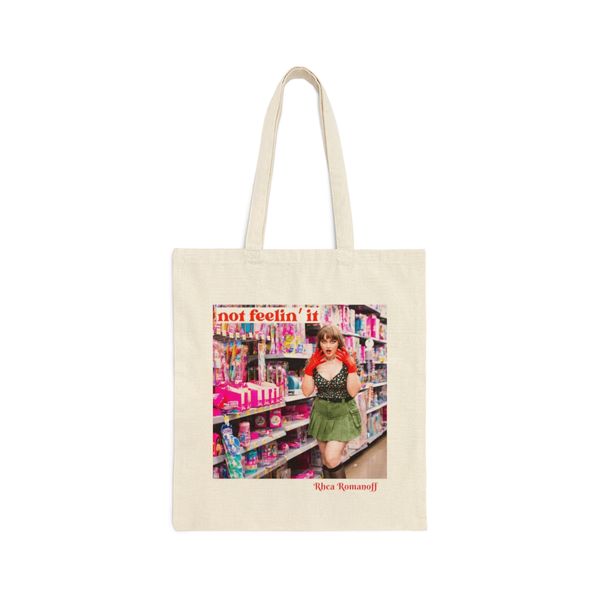 not feelin' it Cover Art Tote Bag
