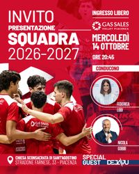 PRESENTAZIONE GAS SALES VOLLEY 2026/27